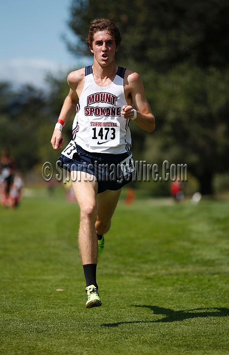 2014StanfordSeededBoys-435.JPG - Seeded boys race at the Stanford Invitational, September 27, Stanford Golf Course, Stanford, California.
